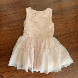 PASTOURELLE By Pippa & Julie Pink Lace Tulle Tutu Sleeveless Party Dress flower